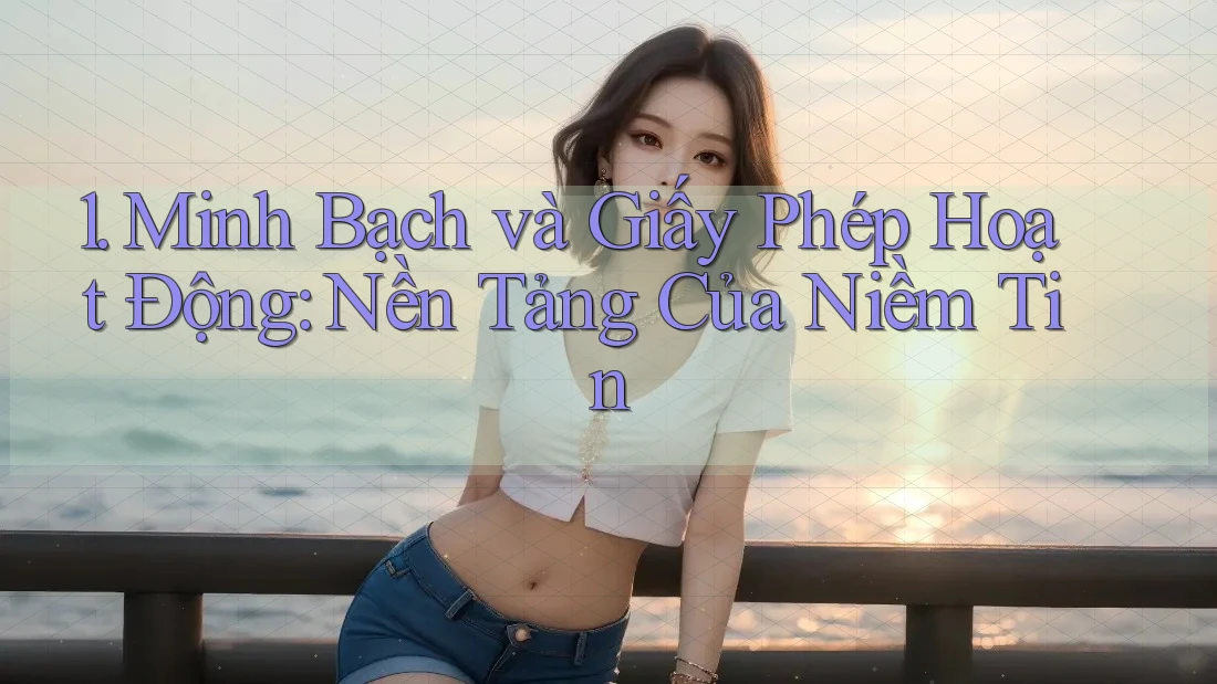 1. Minh Bạch và Giấy Phép Hoạt Động: Nền Tảng Của Niềm Tin