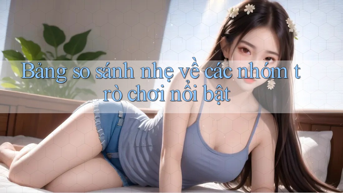 Bảng so sánh nhẹ về các nhóm trò chơi nổi bật Bảng so sánh nhẹ về các nhóm trò chơi nổi bật