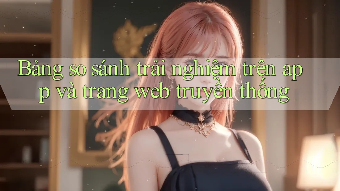 Bảng so sánh trải nghiệm trên app và trang web truyền thống