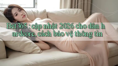 Bet365 cập nhật 2026 cho dân hardcore, cách bảo vệ thông tin