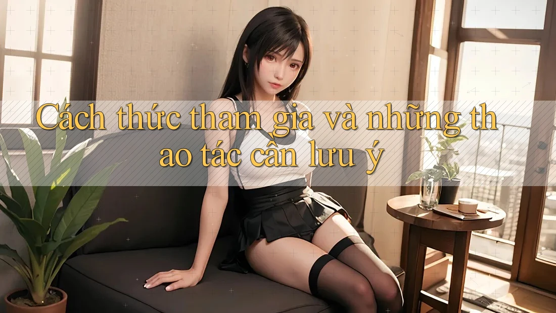 Cách thức tham gia và những thao tác cần lưu ý Cách thức tham gia và những thao tác cần lưu ý