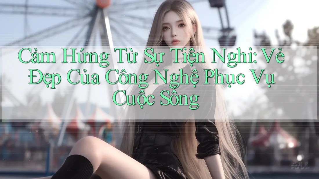 Cảm Hứng Từ Sự Tiện Nghi: Vẻ Đẹp Của Công Nghệ Phục Vụ Cuộc Sống Cảm Hứng Từ Sự Tiện Nghi: Vẻ Đẹp Của Công Nghệ Phục Vụ Cuộc Sống