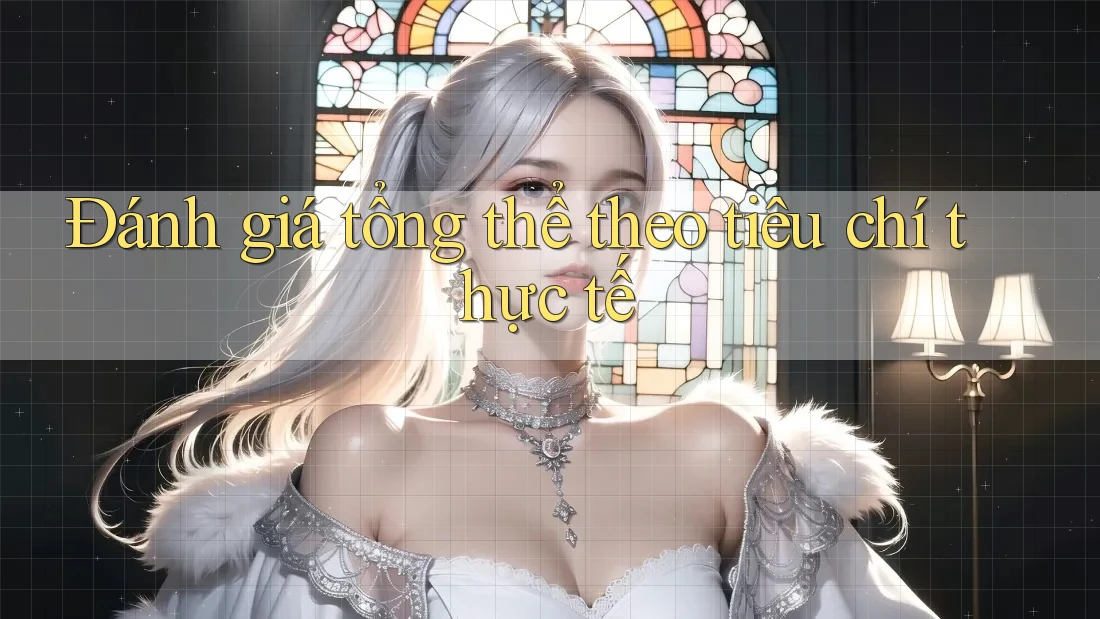 Đánh giá tổng thể theo tiêu chí thực tế Đánh giá tổng thể theo tiêu chí thực tế