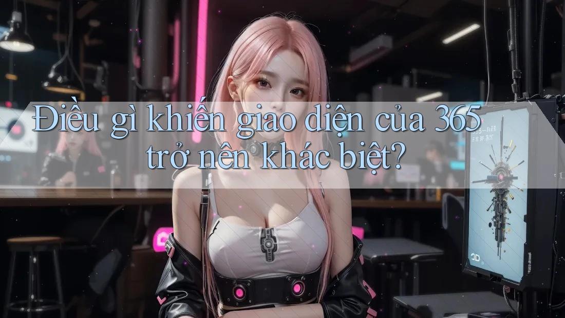 Điều gì khiến giao diện của 365 trở nên khác biệt?