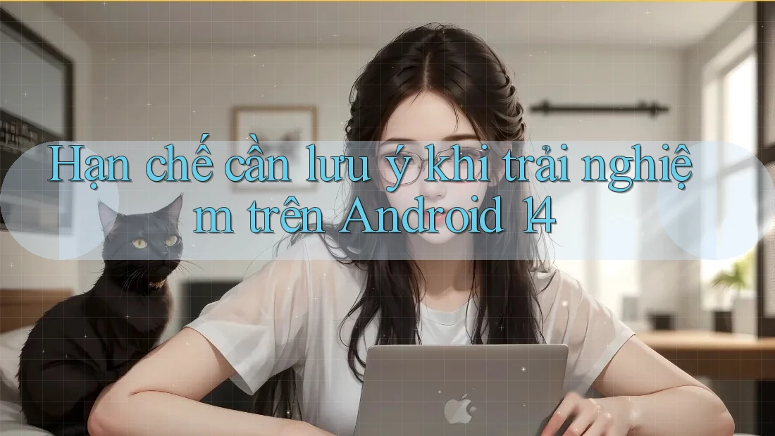 Hạn chế cần lưu ý khi trải nghiệm trên Android 14 Hạn chế cần lưu ý khi trải nghiệm trên Android 14