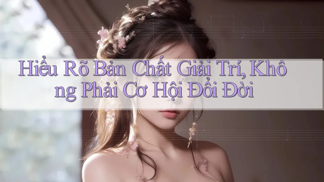 Hiểu Rõ Bản Chất Giải Trí, Không Phải Cơ Hội Đổi Đời Hiểu Rõ Bản Chất Giải Trí, Không Phải Cơ Hội Đổi Đời