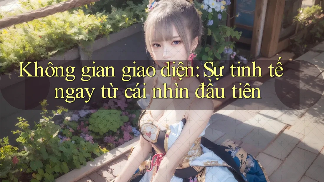 Không gian giao diện: Sự tinh tế ngay từ cái nhìn đầu tiên Không gian giao diện: Sự tinh tế ngay từ cái nhìn đầu tiên