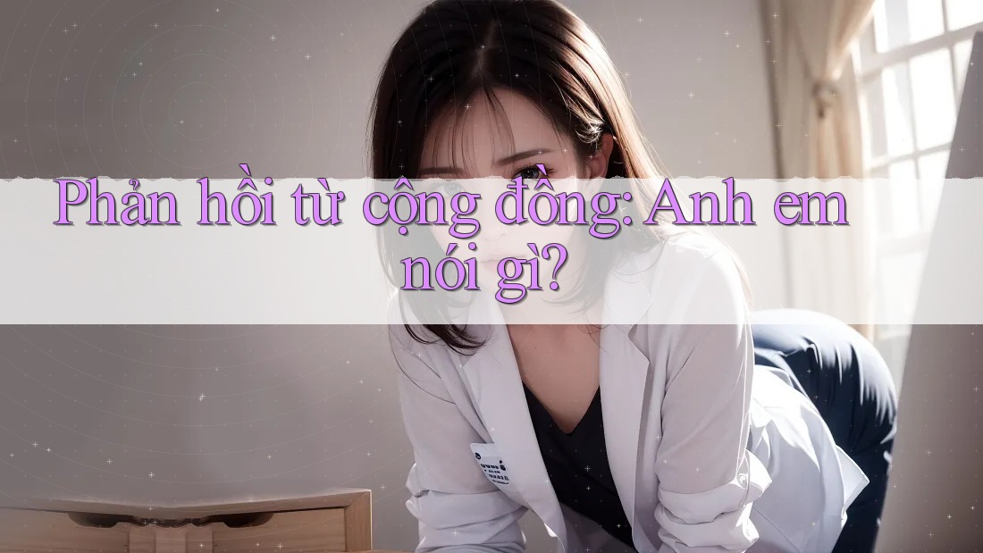 Phản hồi từ cộng đồng: anh em nói gì? Phản hồi từ cộng đồng: anh em nói gì?