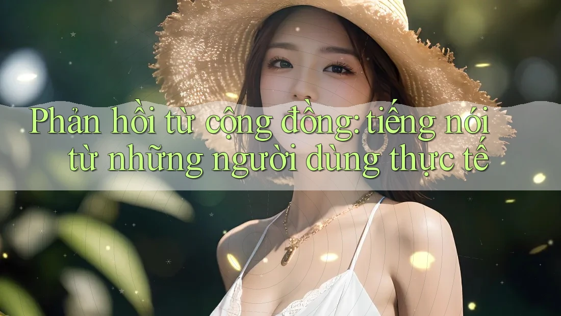Phản hồi từ cộng đồng: tiếng nói từ những người dùng thực tế Phản hồi từ cộng đồng: tiếng nói từ những người dùng thực tế