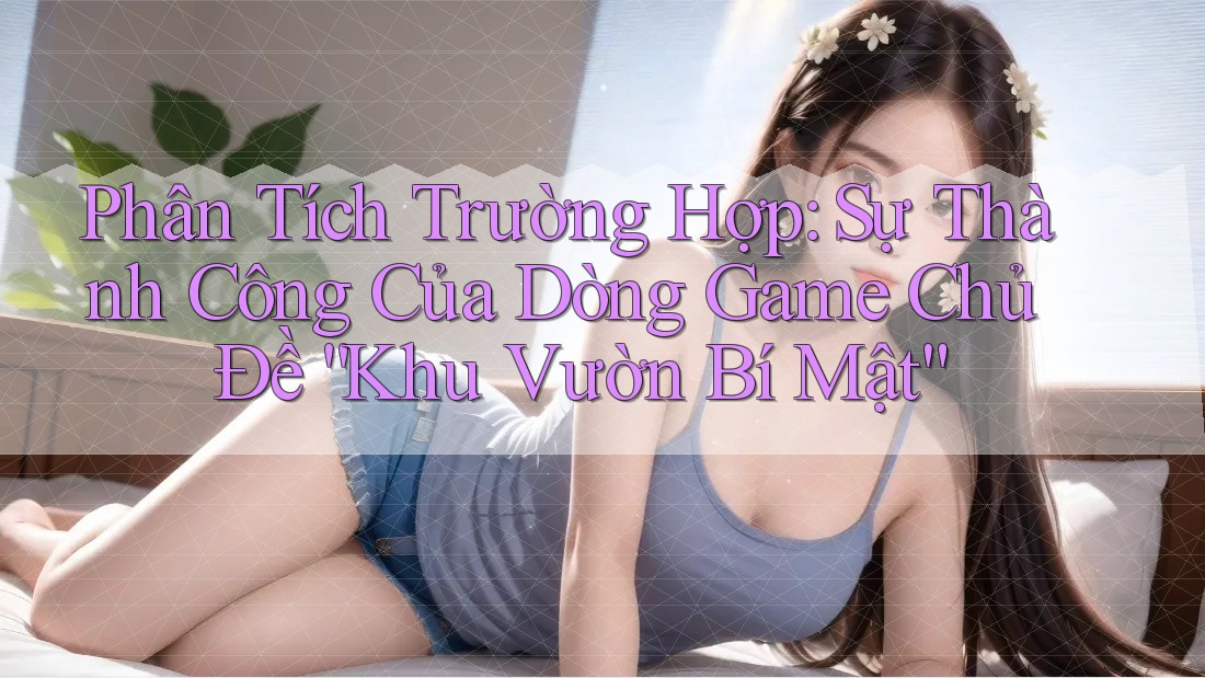 Phân Tích Trường Hợp: Sự Thành Công Của Dòng Game Chủ Đề “Khu Vườn Bí Mật” Phân Tích Trường Hợp: Sự Thành Công Của Dòng Game Chủ Đề “Khu Vườn Bí Mật”