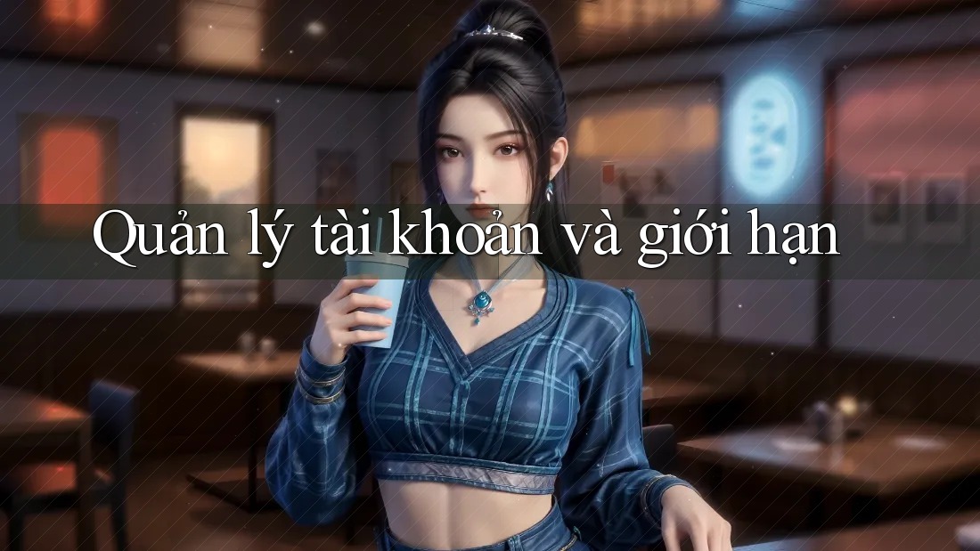 Quản lý tài khoản và giới hạn Quản lý tài khoản và giới hạn