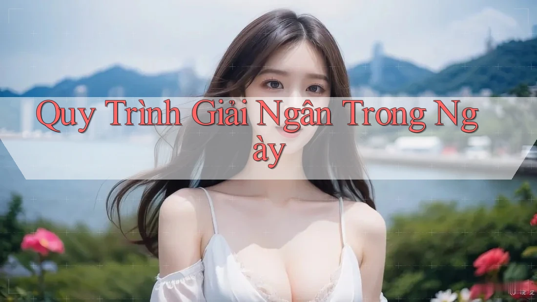 Quy Trình Giải Ngân Trong Ngày Quy Trình Giải Ngân Trong Ngày