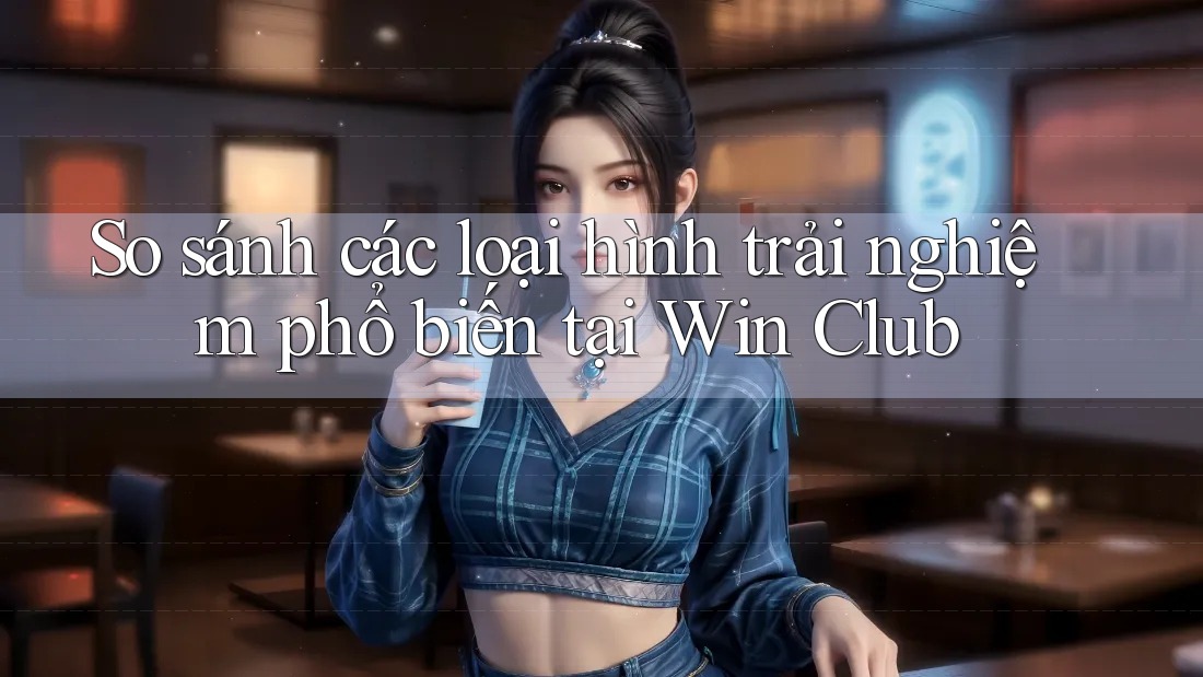 So sánh các loại hình trải nghiệm phổ biến tại Win Club So sánh các loại hình trải nghiệm phổ biến tại Win Club