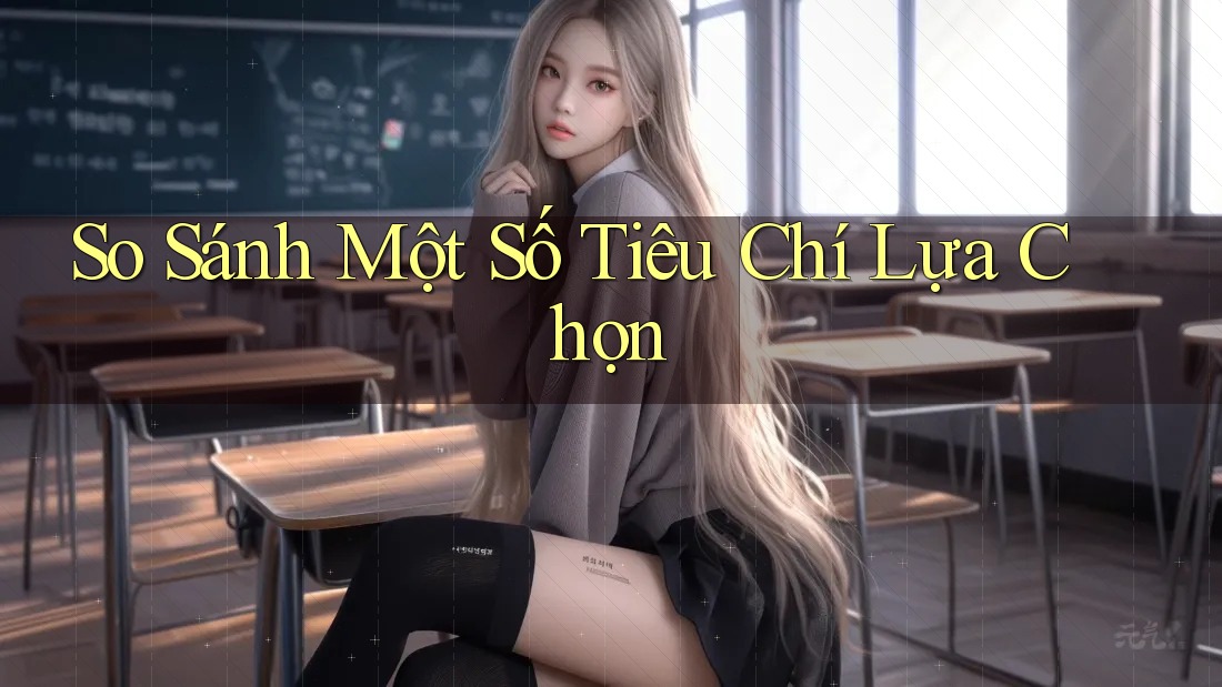So Sánh Một Số Tiêu Chí Lựa Chọn So Sánh Một Số Tiêu Chí Lựa Chọn
