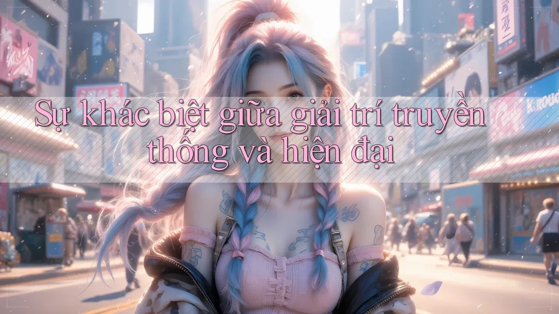 Sự khác biệt giữa giải trí truyền thống và hiện đại Sự khác biệt giữa giải trí truyền thống và hiện đại