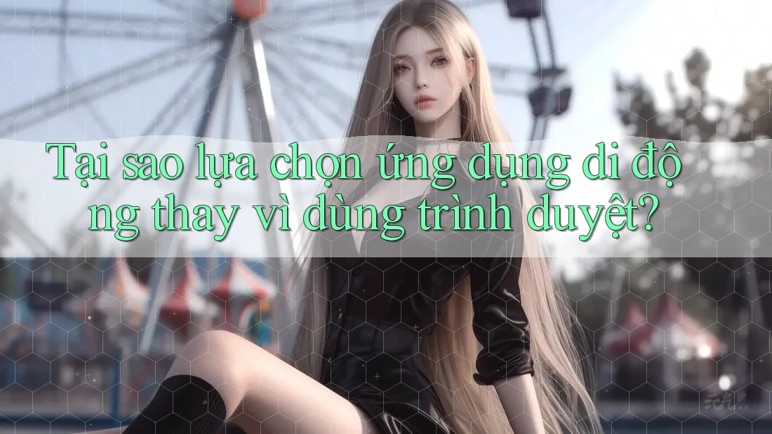 Tại sao lựa chọn ứng dụng di động thay vì dùng trình duyệt? Tại sao lựa chọn ứng dụng di động thay vì dùng trình duyệt?