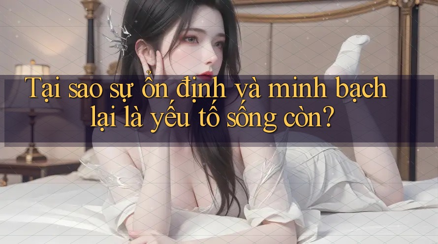 Tại sao sự ổn định và minh bạch lại là yếu tố sống còn? Tại sao sự ổn định và minh bạch lại là yếu tố sống còn?