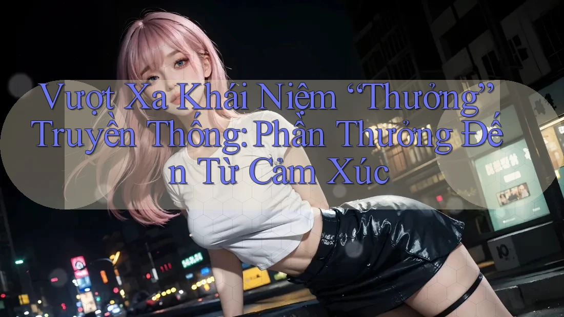 Vượt Xa Khái Niệm “Thưởng” Truyền Thống: Phần Thưởng Đến Từ Cảm Xúc Vượt Xa Khái Niệm “Thưởng” Truyền Thống: Phần Thưởng Đến Từ Cảm Xúc