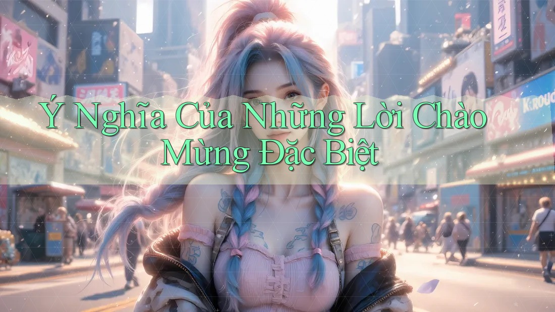 Ý Nghĩa Của Những Lời Chào Mừng Đặc Biệt Ý Nghĩa Của Những Lời Chào Mừng Đặc Biệt